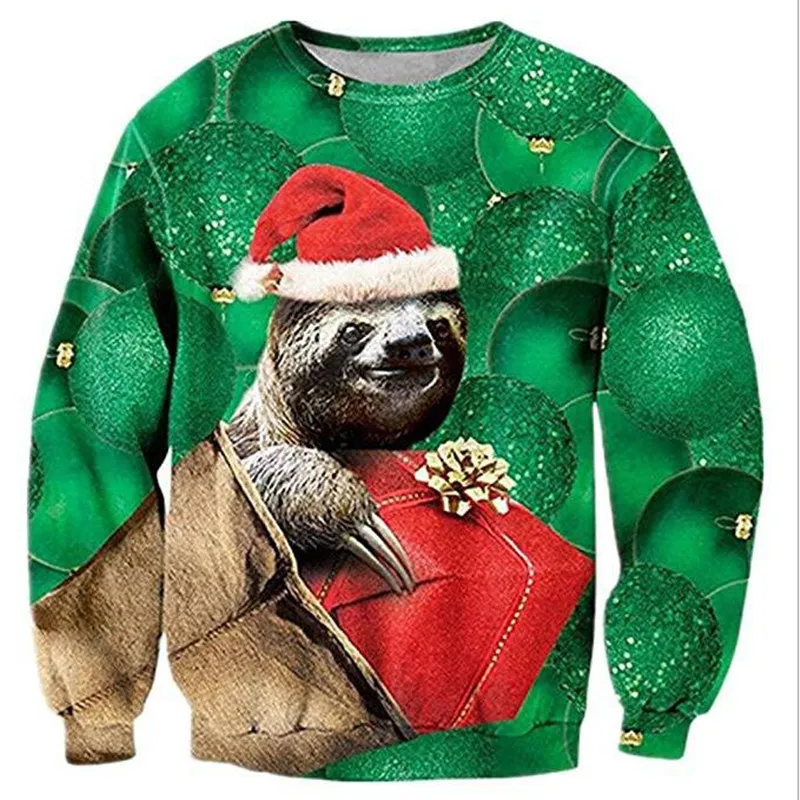 Lovers Sexy Clothing 3D Unisex Printing Sweater Novelty Sweaters and Ugly Christmas Funny | Женская одежда