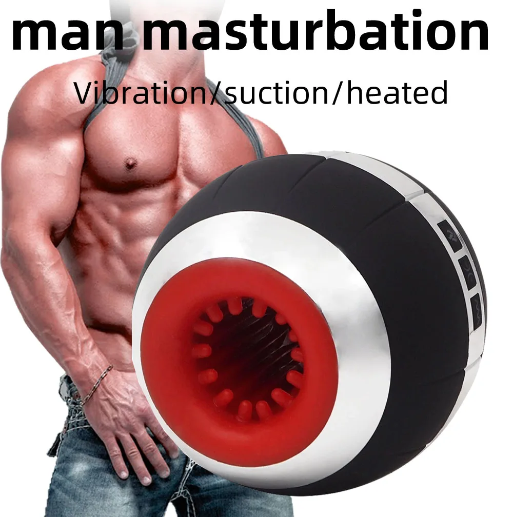 Fully Automatic Vibration Clamping Suction and Heating Male Masturbator Cup Vagina Masturbation Adult Goods  Sex Toys for Men