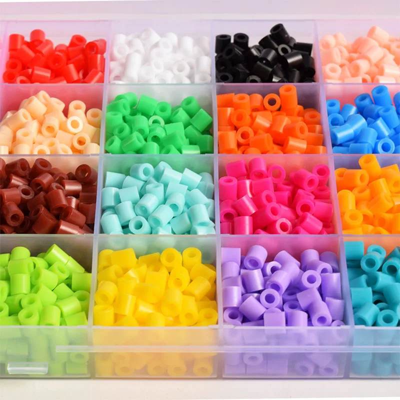 2000 шт 5 мм бусины Хама Midi с 2 pegboards Stater Kit Обучающие Детские игрушки diy предохранители бусины дети 3d головоломка