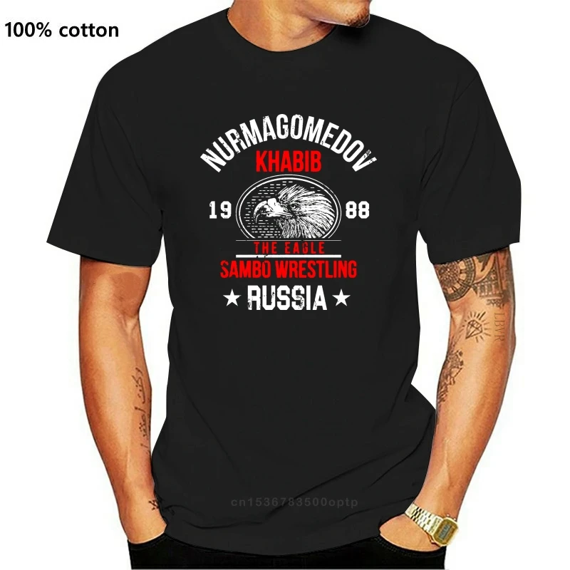 

Khabib Nurmagomedov футболка THE EAGLE Top MMA унисекс черная футболка