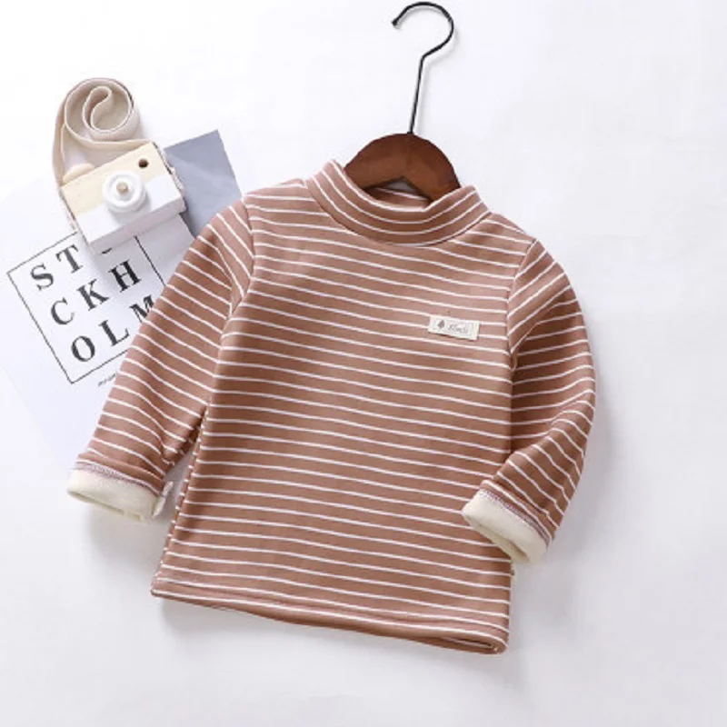 Toddler Boys Girls Sweatshirts Warm Autumn Winter Coat Sweater Baby Long Sleeve Outfit Tracksuit Kids Shirt Cheap Clothes KF115 images - 6