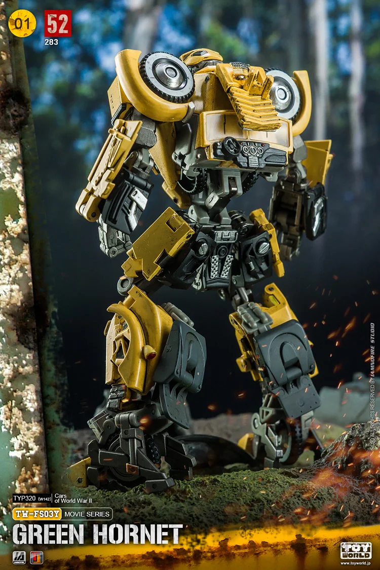 Трансформация KO Toyworld TW-FS03Y Второй мировой войны большая пчела сплав старая живопись SS масштаб фигурка робот Коллекция игрушек модель