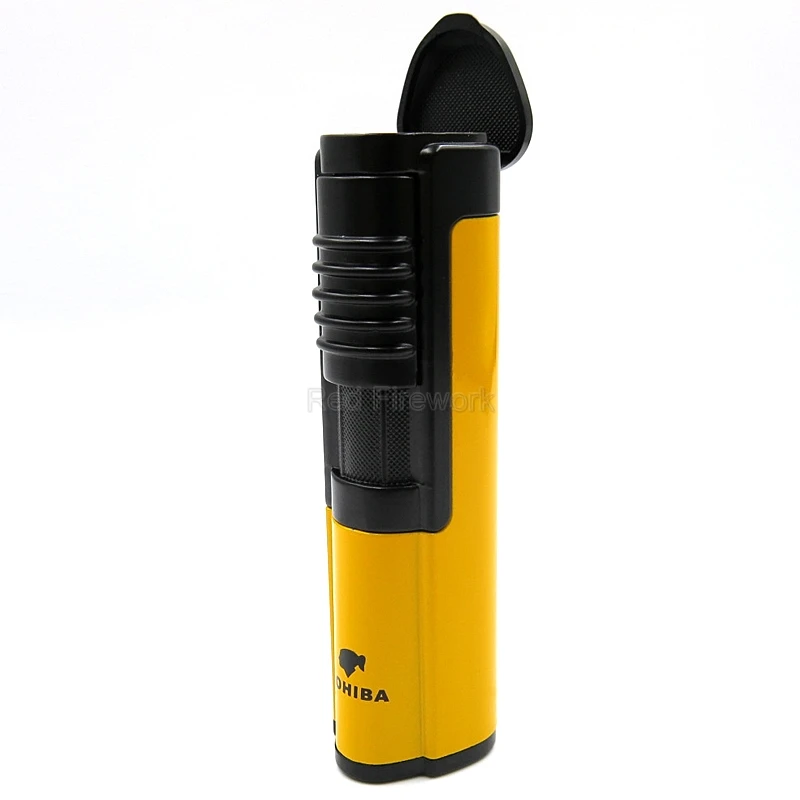 COHIBA высококлассная металлическая ветрозащитная зажигалка фонарь струйное пламя