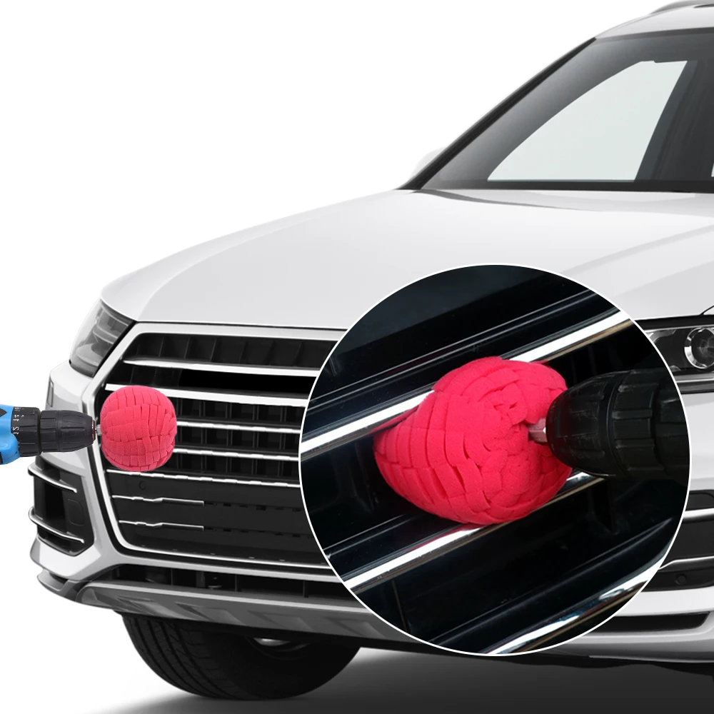 Полировочный абразивный шар 3 дюйма Диаметр шлифовального колеса с хвостовиком