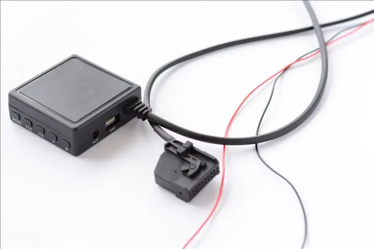 Автомобильный Bluetooth 5,0 беспроводной HIFI Bluetooth Aux микрофон адаптер TF USB флэш-накопитель для VW Seat Skoda MFD2 RNS2 Радио стерео
