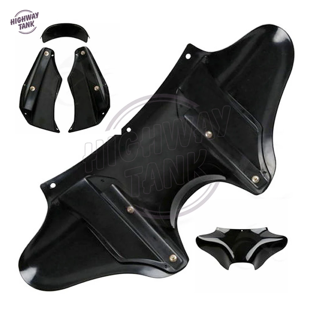 Яркий черный чехол-обтекатель переднего крыла мотоцикла для Harley Road King FLHR Softail Dyna |