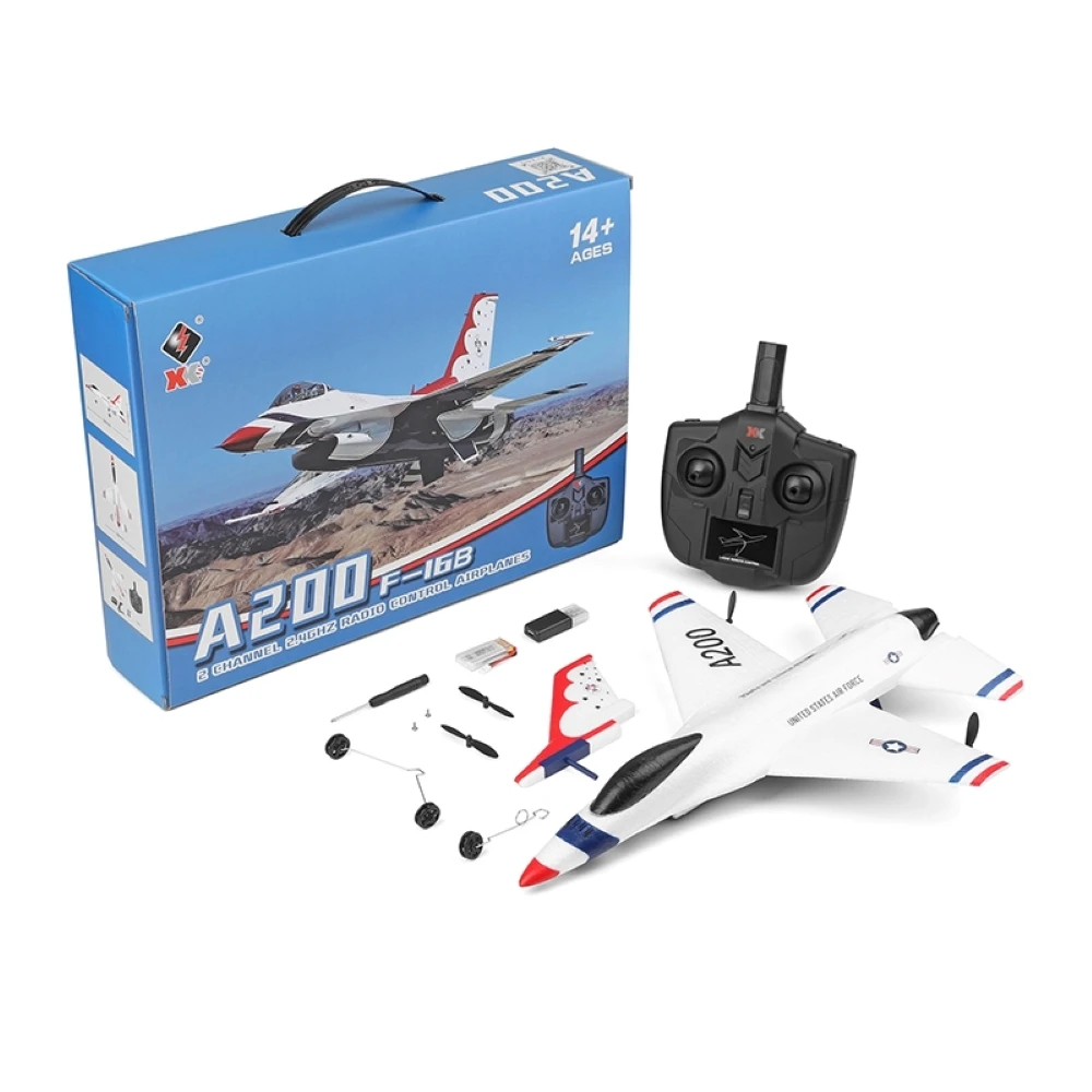 Радиоуправляемые самолеты A200 2CH планер с фиксированным крылом электрические