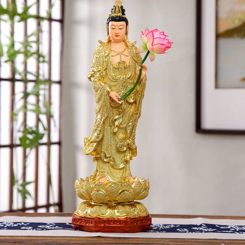 3 шт. в комплекте буддистская статуя Будды XI FANG SANSHENG Гуань Инь амитха