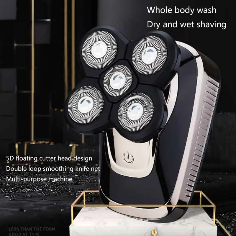 1 Набор сухих и влажных зарядных USB многофункциональных электробритва для мужчин