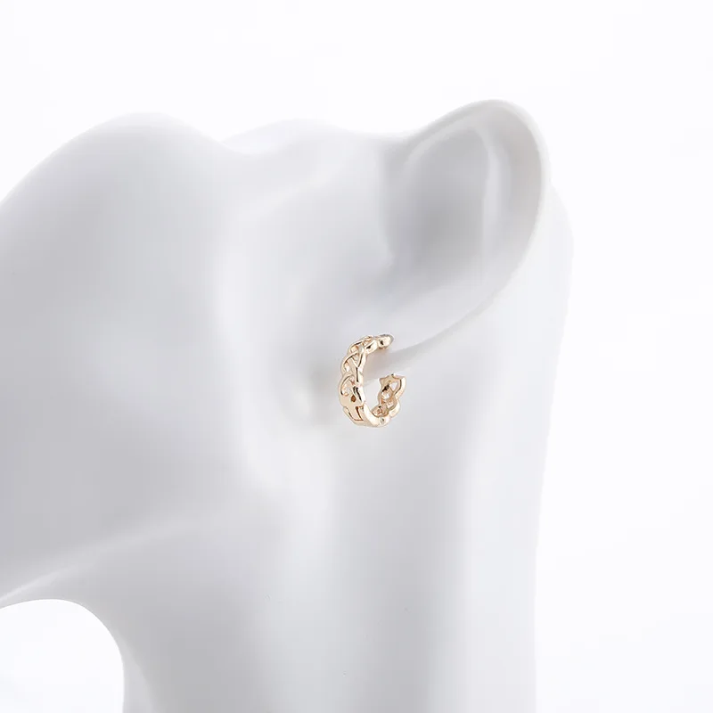 

New copper plated genuine gold round color retaining Earrings DIY Earrings Pendant Earrings accessories