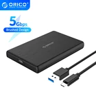 Корпус жесткого диска ORICO, 2,5 SATA в USB 3.0, корпус для диска SSD, HDD Type-C 3.1 с поддержкой UASP, внешний жесткий диск