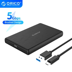 Корпус жесткого диска ORICO, 2,5 SATA в USB 3.0, корпус для диска SSD, HDD Type-C 3.1 с поддержкой UASP, внешний жесткий диск