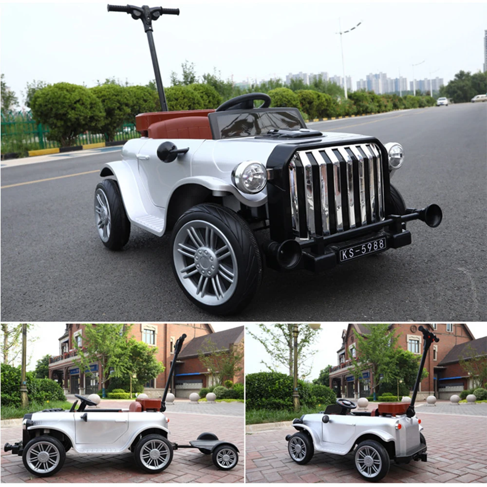 Детский Электрический автомобиль четырехколесный с дистанционным управлением