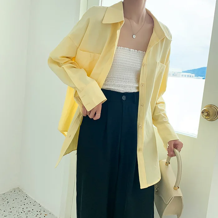 2020 Autumn Cotton White Blouse Korean Long Sleeve Womens And Blouses Women Shirts Blusas Roupa Feminina Tops