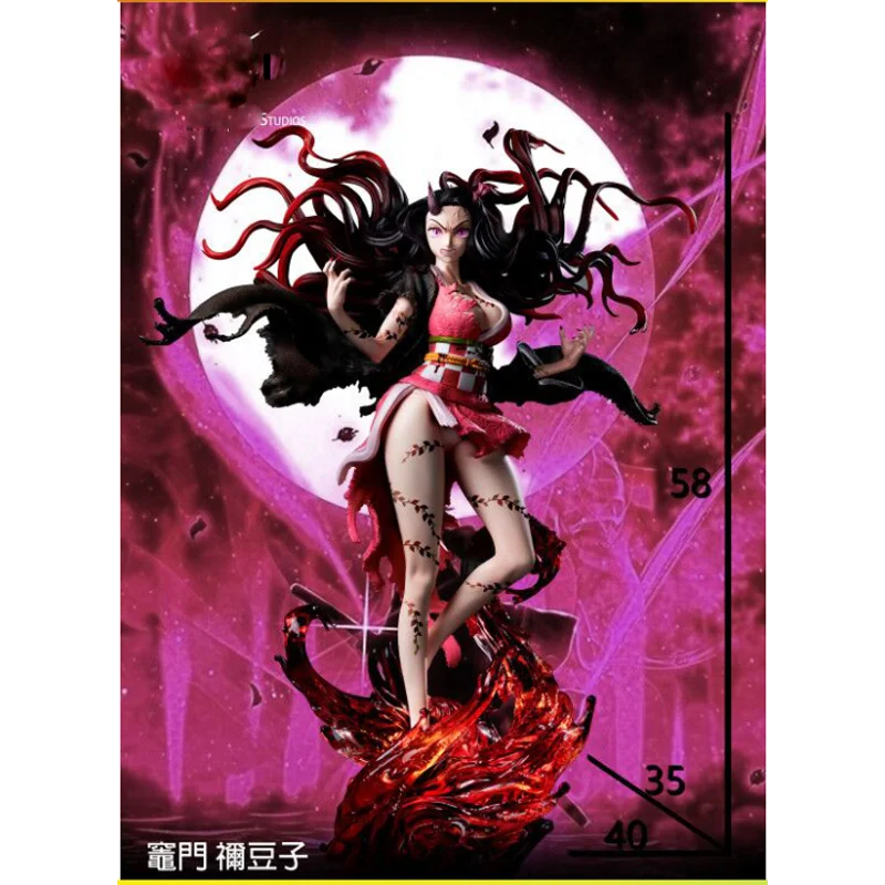 Koop Demon Slayer 1/4 Geweld Geweld Esthetiek De Sterkste Ghosted Youdou Standbeeld Action Figure Speelgoed Maat: 58Cm * 40Cm * 35Cm Doos Q252