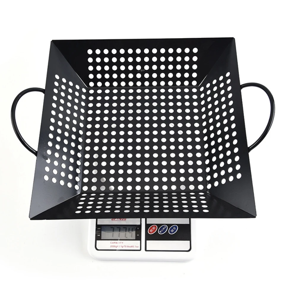 Тарелка для барбекю антипригарная Квадратная тарелка с защитой от протечек