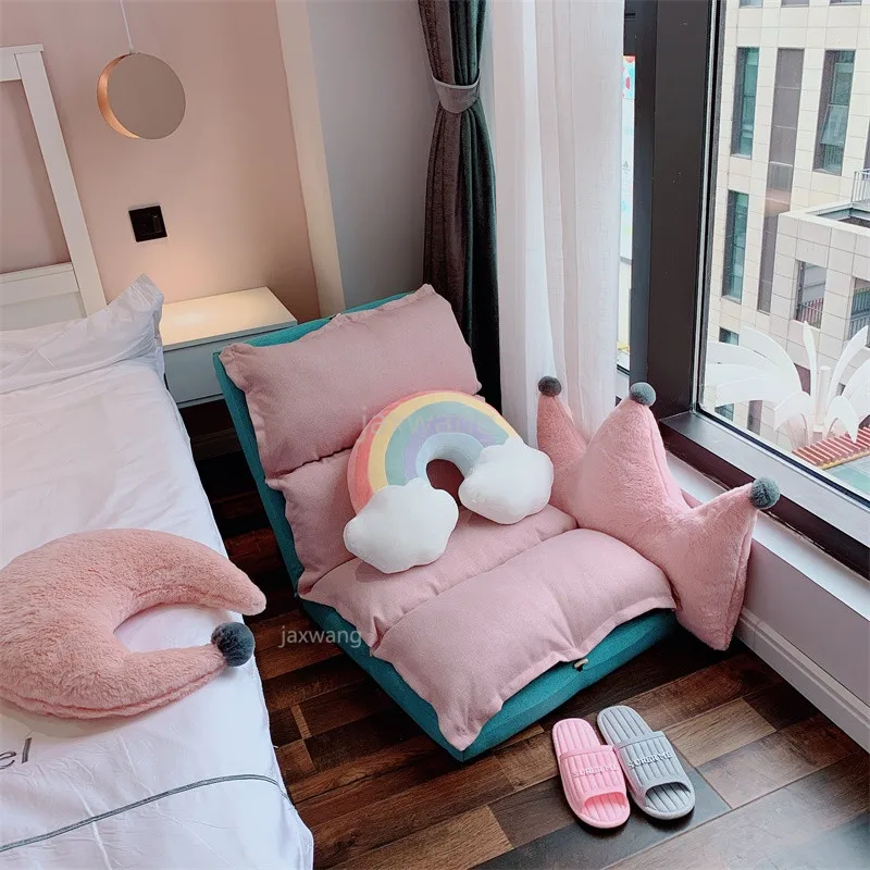 Кресло татами для ленивых диванов отдыха на балконе маленькая подставка под диван кровати|Кресла-пуфы| |