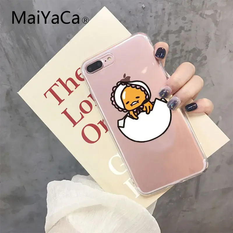 6 MaiYaCa Милый Гудетама ленивый яйцо мобильный чехол для iPhone X XS MAX 6 6s 7 7plus 8 8Plus 5 5S SE XR 11 pro max - Цвет: 6