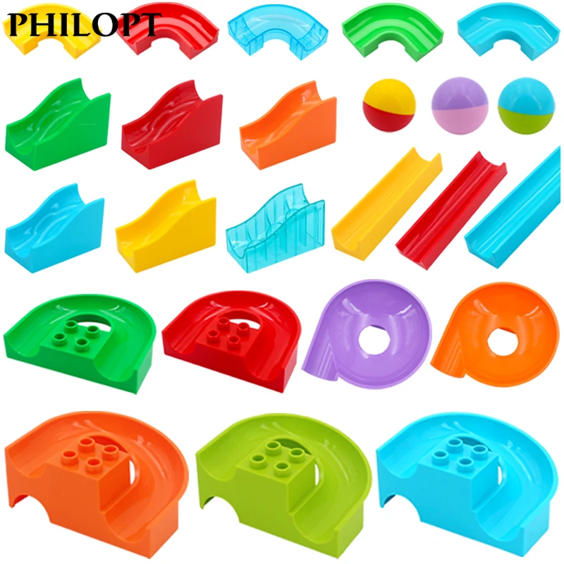 

Big Building Blocks Playground Pipeline Parts Slide Ladder Swing Compatible Bricks Sets Baby Assemble Education Montessori Toys