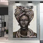 Абстрактная Африканская женщина алмазная живопись леди граффити цветная Алмазная вышивка квадратные круглые настенные картины для гостиной