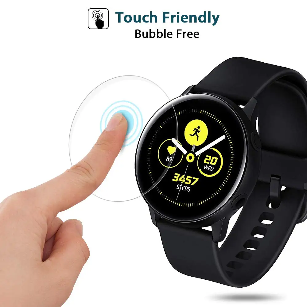 Ультратонкая HD пленка прозрачная защитная для экрана Samsung galaxy watch Active 2 40 мм 44