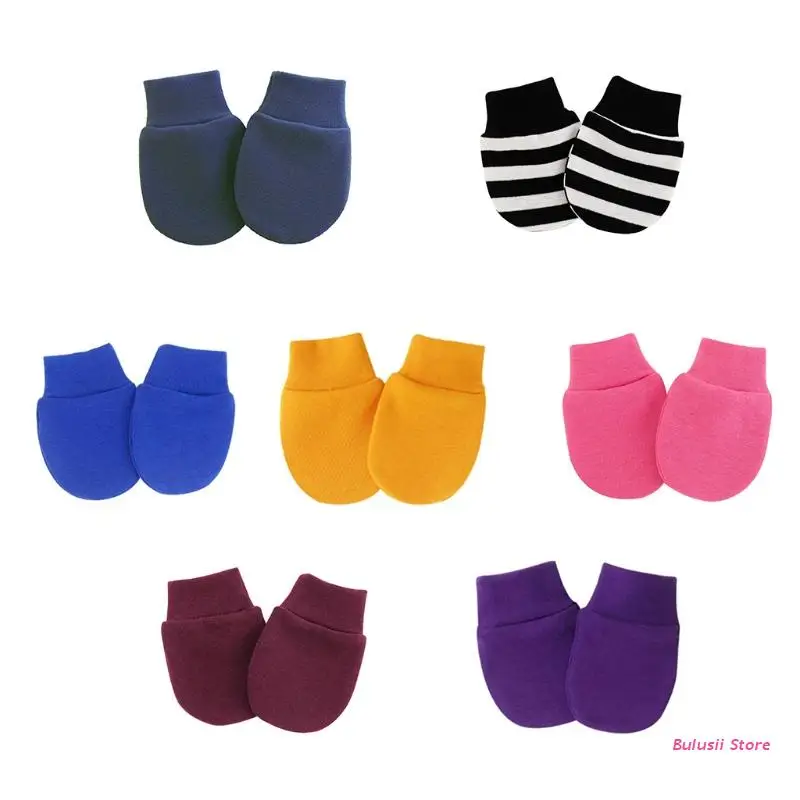 

Unisex Baby Mittens No Scratch Gloves Soft Cotton Gloves Winter Baby Supplies