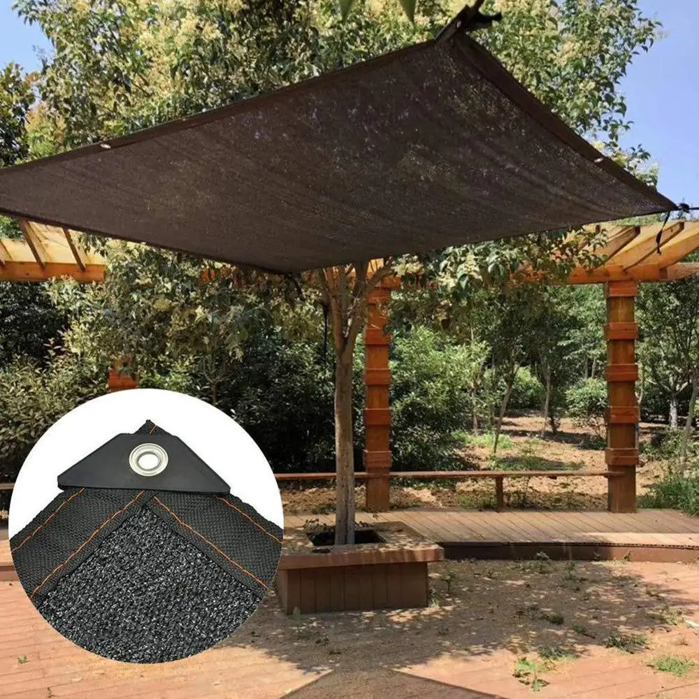 

Sun Shade Sail Black HDPE Sunshade Net Sun Shelter Outdoor Garden Sunblock Shade Cloth Patio Cover Anti-UV Car Cover 2m 3m 4m