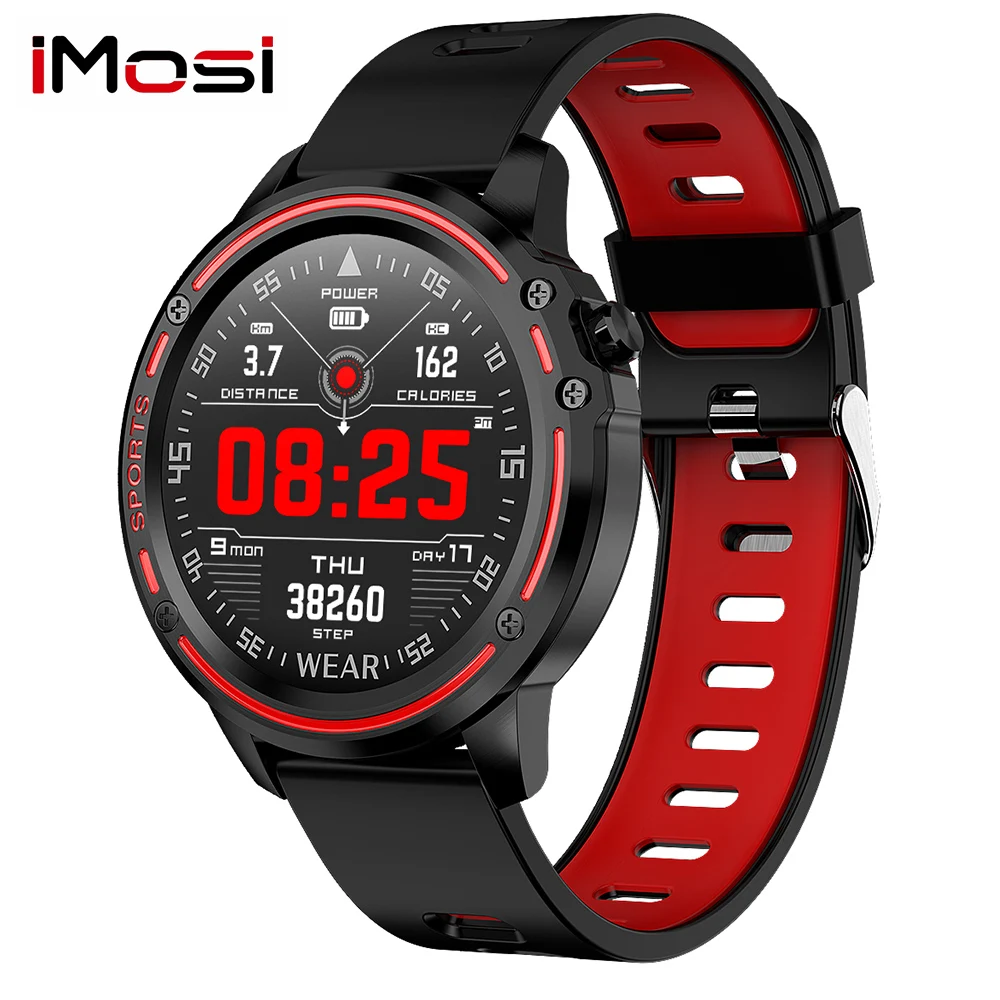 

Смарт-часы iMosi L8 PPG ECG с круглым дисплеем, IP68 Водонепроницаемые Смарт-часы с пульсометром и артериальным давлением, спортивные фитнес-часы