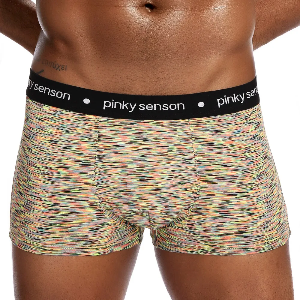 Трусы-боксеры Pinkysenson мужские удобные шорты из хлопка нижнее белье | Мужская