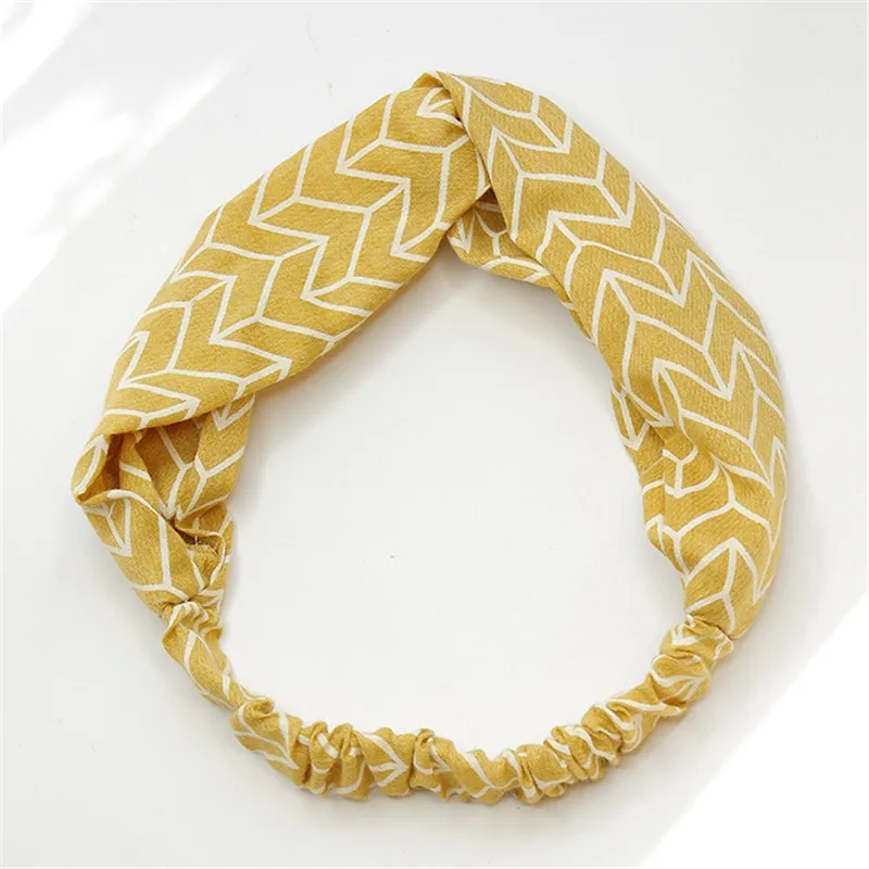 Женская повязка на голову в клетку с бантом| |