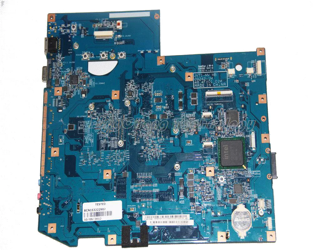 Материнская плата для ноутбука acer 7736 7736z 7736g MBPJA01002 48.4FX01.01M JV71-MV MB 09242-1M DDR2 PM45