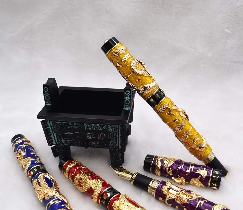 Jinhao Awesome бронзовый металлический держатель для перьевой ручки роликовая ручка