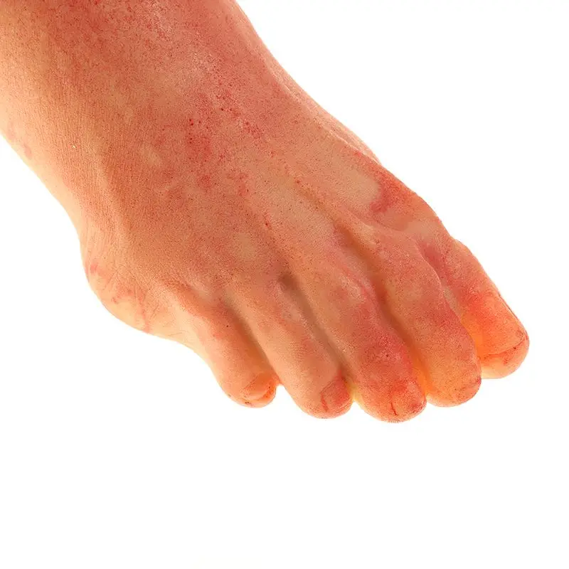 

Halloween Supplies Fake Broken Finger Brain Heart Foot Bloody Hand Body Parts Scary Halloween Horror Props Party Decoration Cos