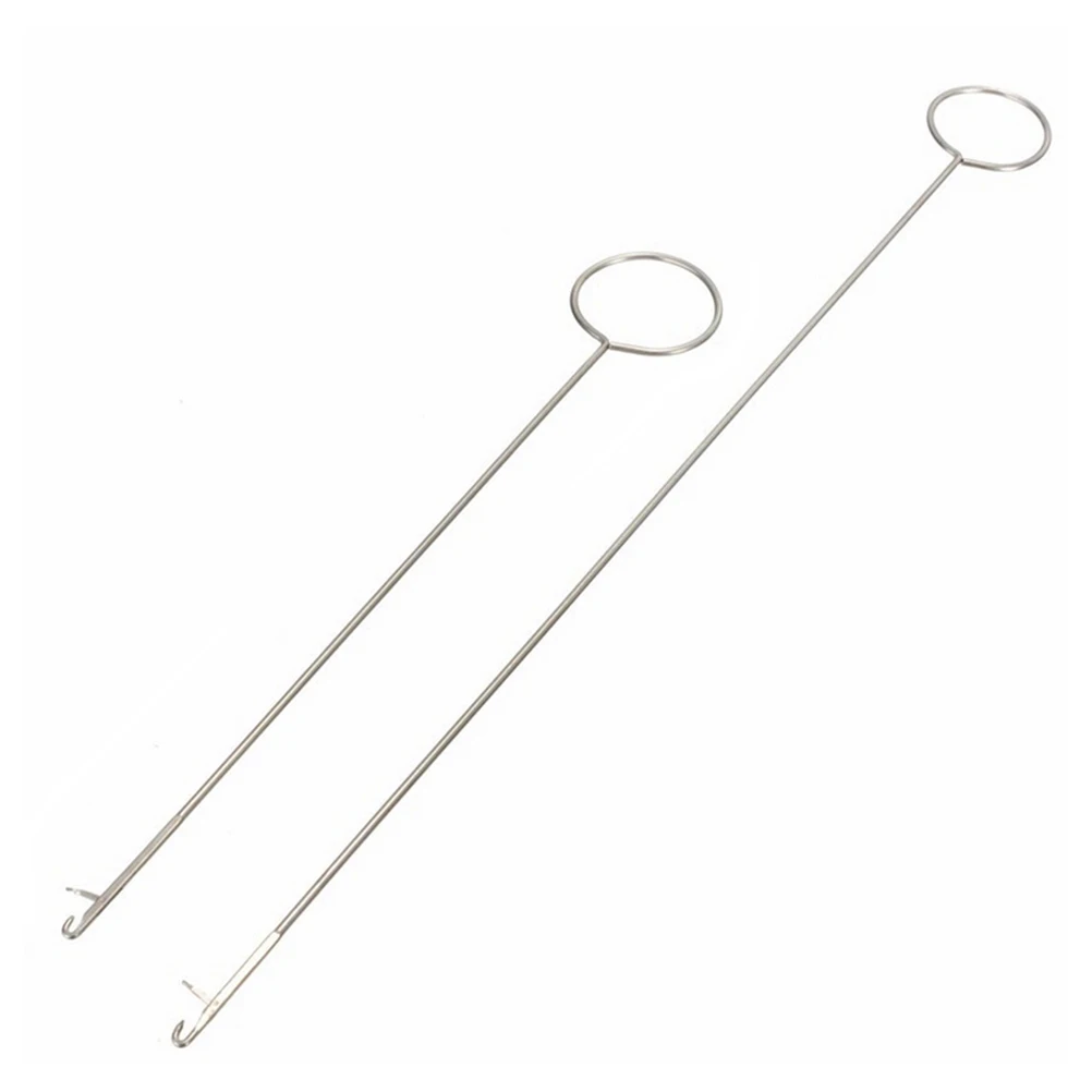 

1PC Stainless Steel Handmade Sewing Loop Turner Hook For Turning Fabric Tubes Straps Belts Strips for DIY Sewing Tools