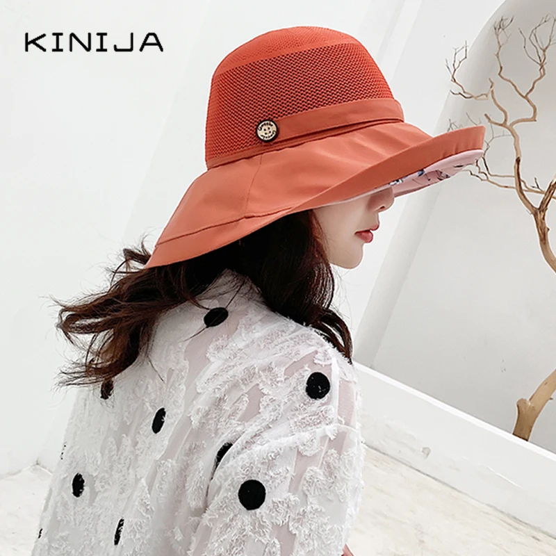 Летняя Новинка Женская Солнцезащитная Рыбацкая Кепка Пляжная уличная Панама с