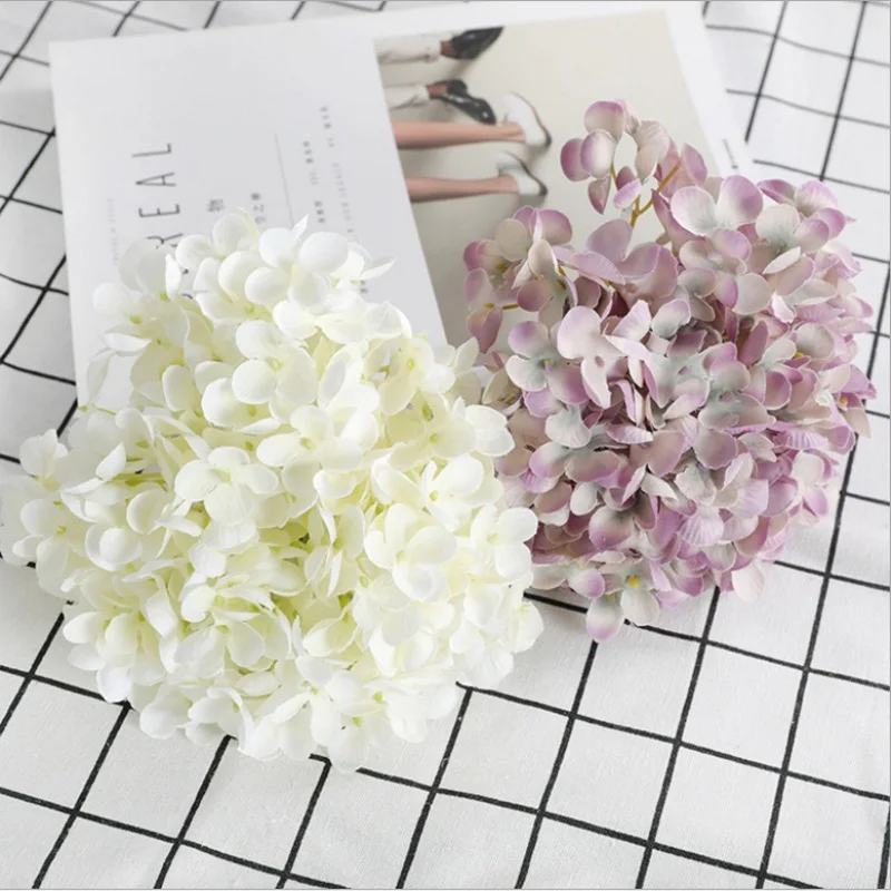 

Шелковая Гортензия, 19 см, фотообои для свадьбы, вечеринки, домашнего декора, «сделай сам»