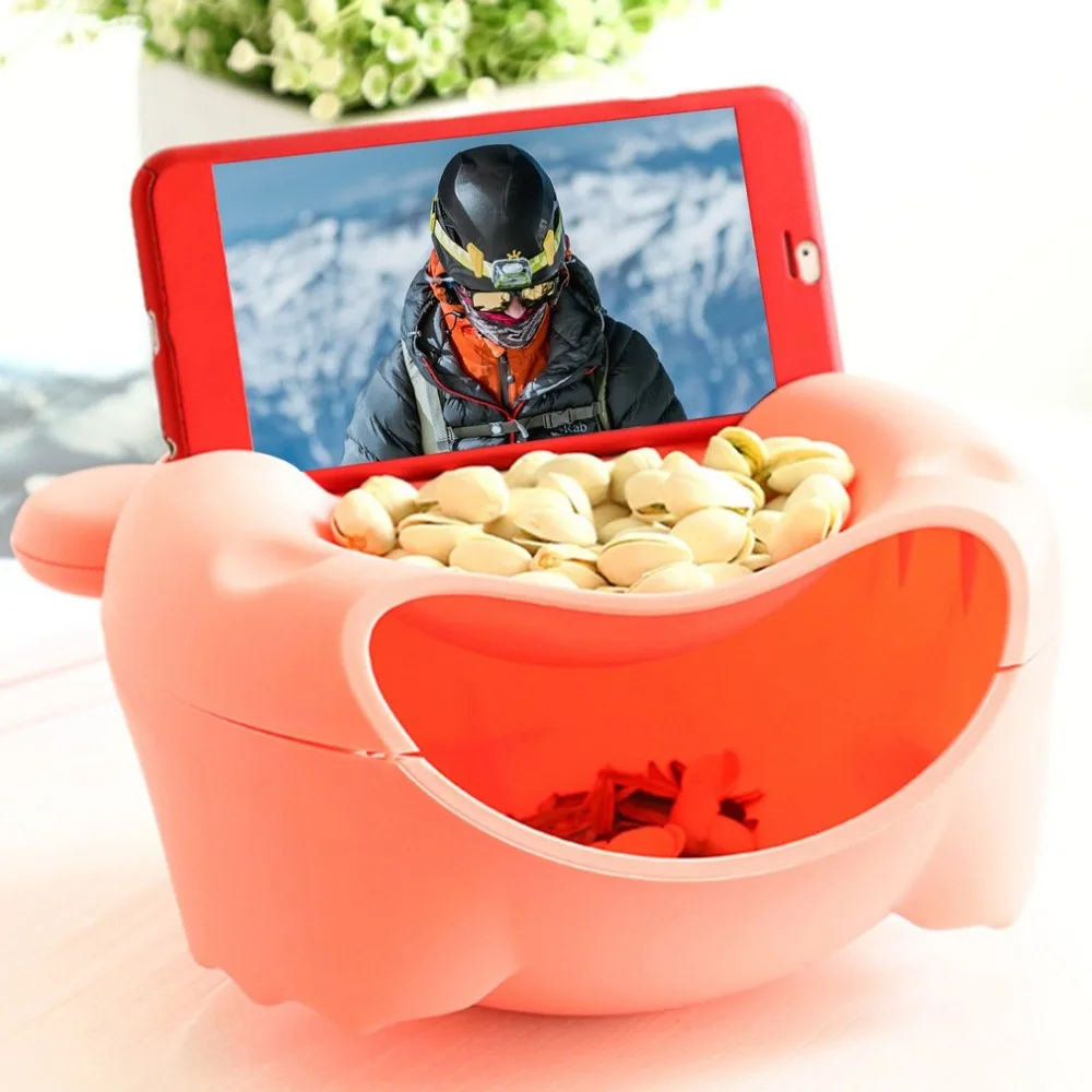 Двухслойные сухие контейнеры для фруктов держатель мусора тарелка