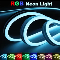 rgb neon light 12v led strip smd 2835 120ledsm flexible rope tube waterproof for christmas holiday home decor lighting