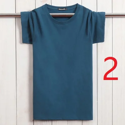

fat short-sleeved T-shirt plus fertilizer men's round neck special loose bottoming shirt T-shirt tide