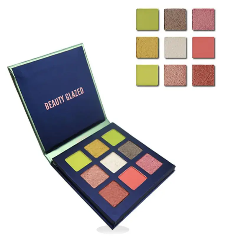 Beauty Glazed 9 цветов блестящие матовые тени для макияжа палитра мерцающие пигментные