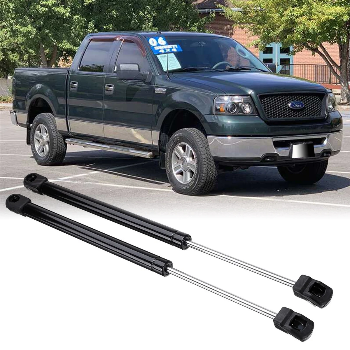 

2pcs Black Front Hood Spring Lift Supports Shocks Gas Struts for Ford Expedition F-150 F-250 1997-2006 Car Styling 4478