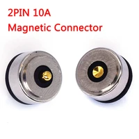 10a magnet pogopin connector high current strong magnetic led light power socket magnetic dc smart water cup charging connector