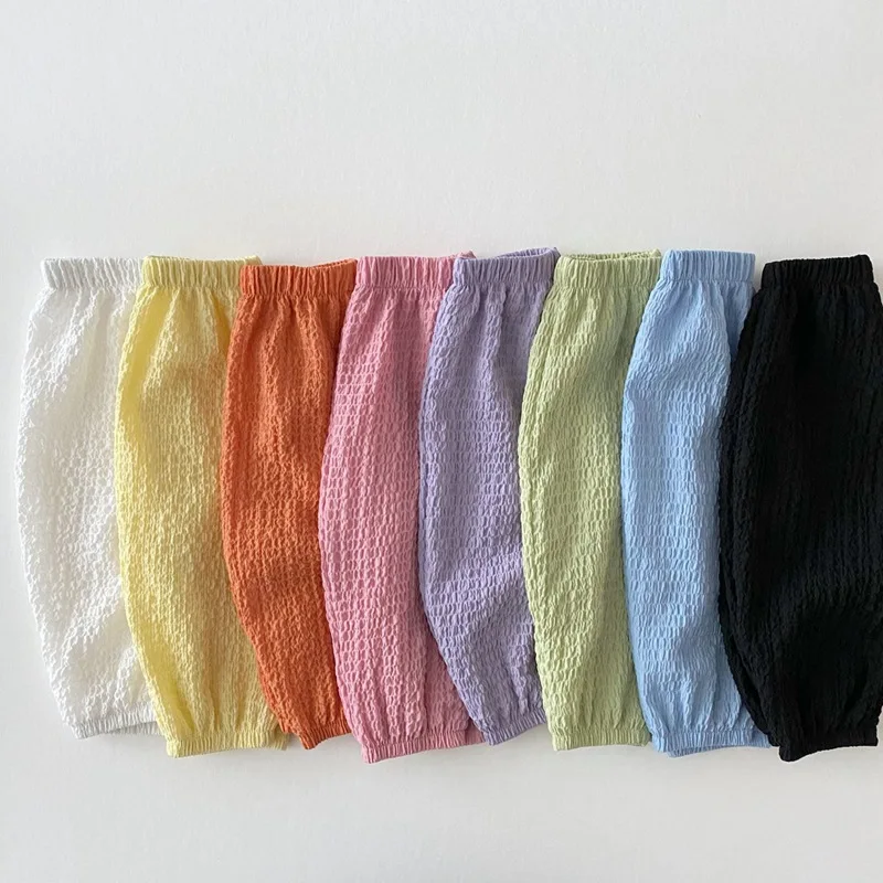 

Korean Version of The New Children's Clothing 2021 Summer Beam-cut Pants for Boys and Girls Boys Clothes Kids Pants