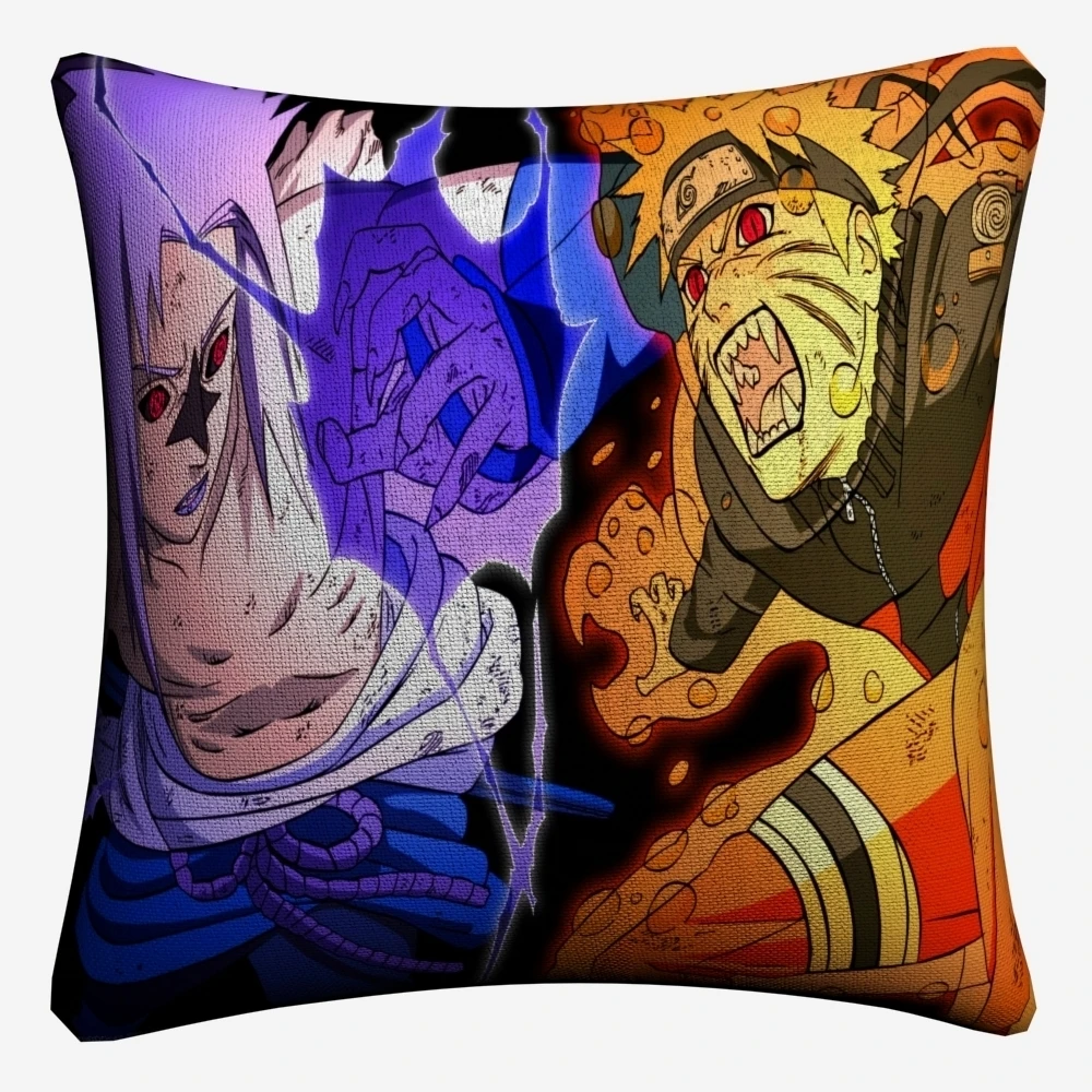 Героя аниме Наруто Ураганные Хроники бой Декоративная Подушка Чехол для дивана