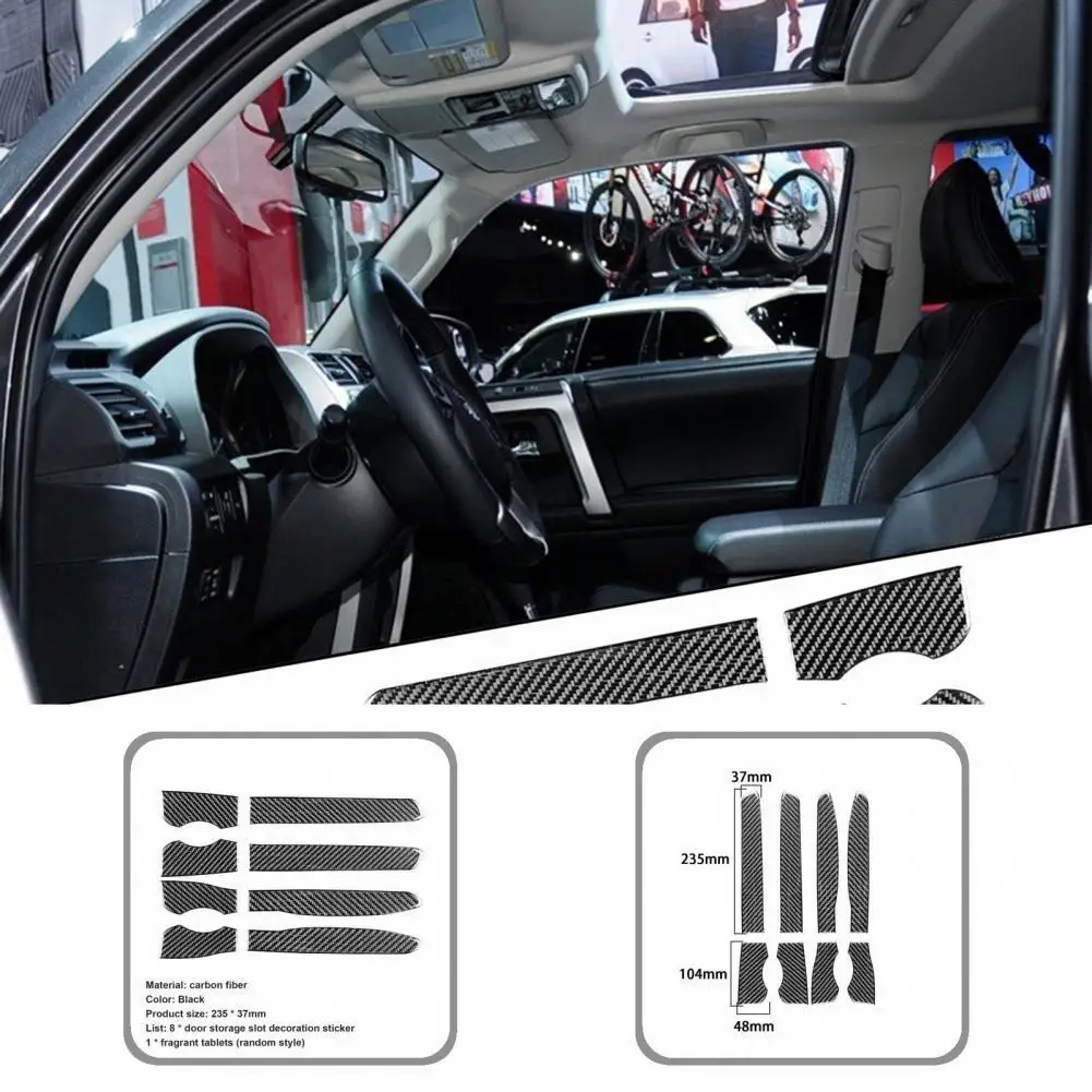 

Self-adhesive Sturdy Inner Door Storage Box Panel Cover Sticker for Toyota 4Runner 2010-2020