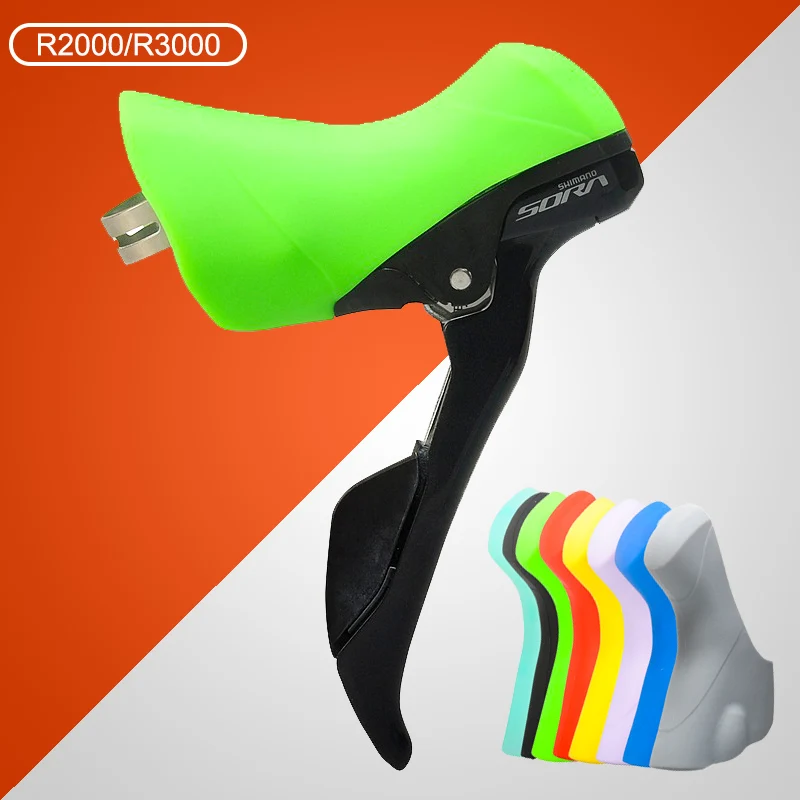 

Силикагелевые велосипедные ручные фонарики для Shimano крышка коробки передач/R3000, тонкие и светильник рычаги переключения для дорожного велосипеда