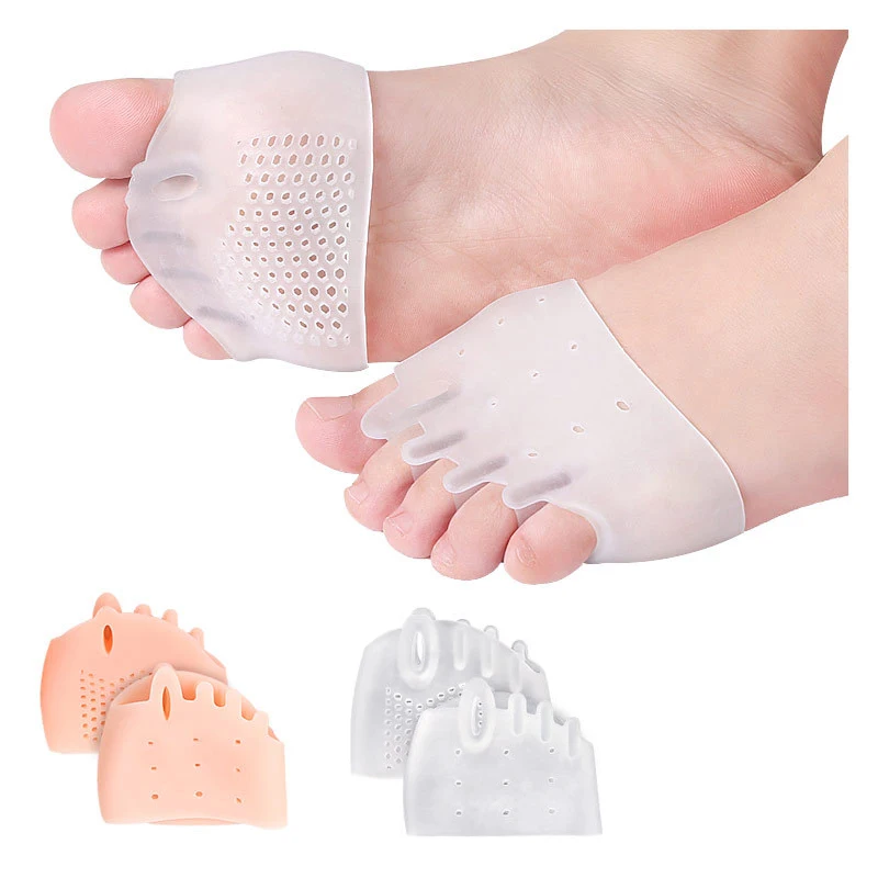 

1/2Pair Forefoot Pad for Hallux Valgus Bunion Pain Relief Foot Pain Thumb Separator Socks Orthopedic Toes Inserts Gel Pads