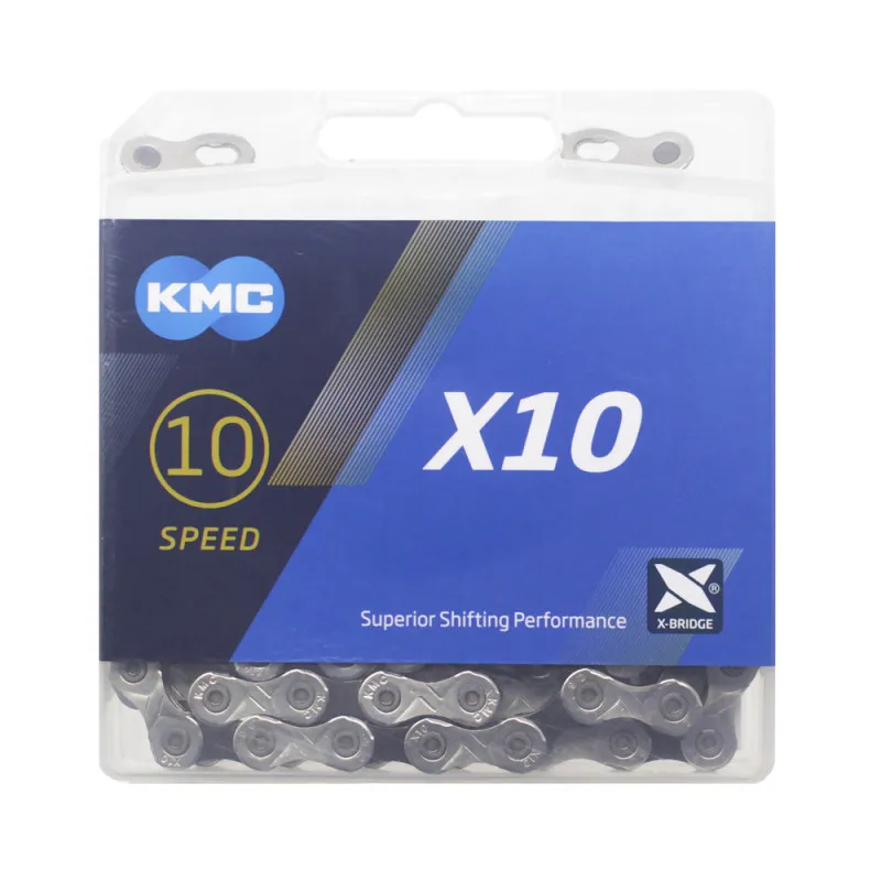 Велосипедная цепь KMC X8 X9 X10 X11 X12 велосипедная 8/9/10/11/12 скоростной шатун для