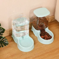 dog cat water dispenser 3 5l automatic dog feeder plastic dog water bowl suit dog food storage high capacity pet feeding bowl