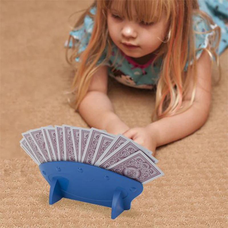 1/2/3/4 ПК SPoker сиденье Игральных Карт Подставка игральных карт Держатели Ленивый